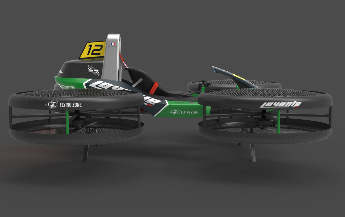 Fly Kart side view Fly Kart side view